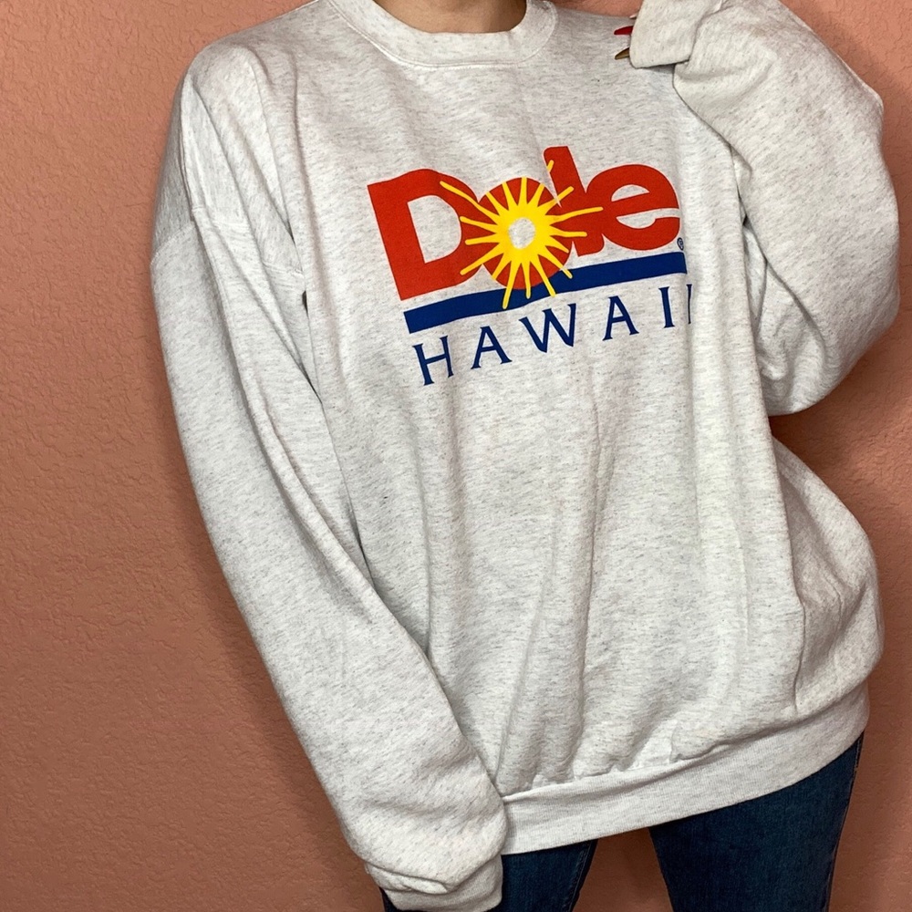 🚫SOLD•E✝️SY🚫 Vintage DOLE Hawaii Crewneck TPIBS - Picture 2 of 8